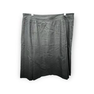 Ann Taylor Vintage Navy A-Line Stretch Skirt